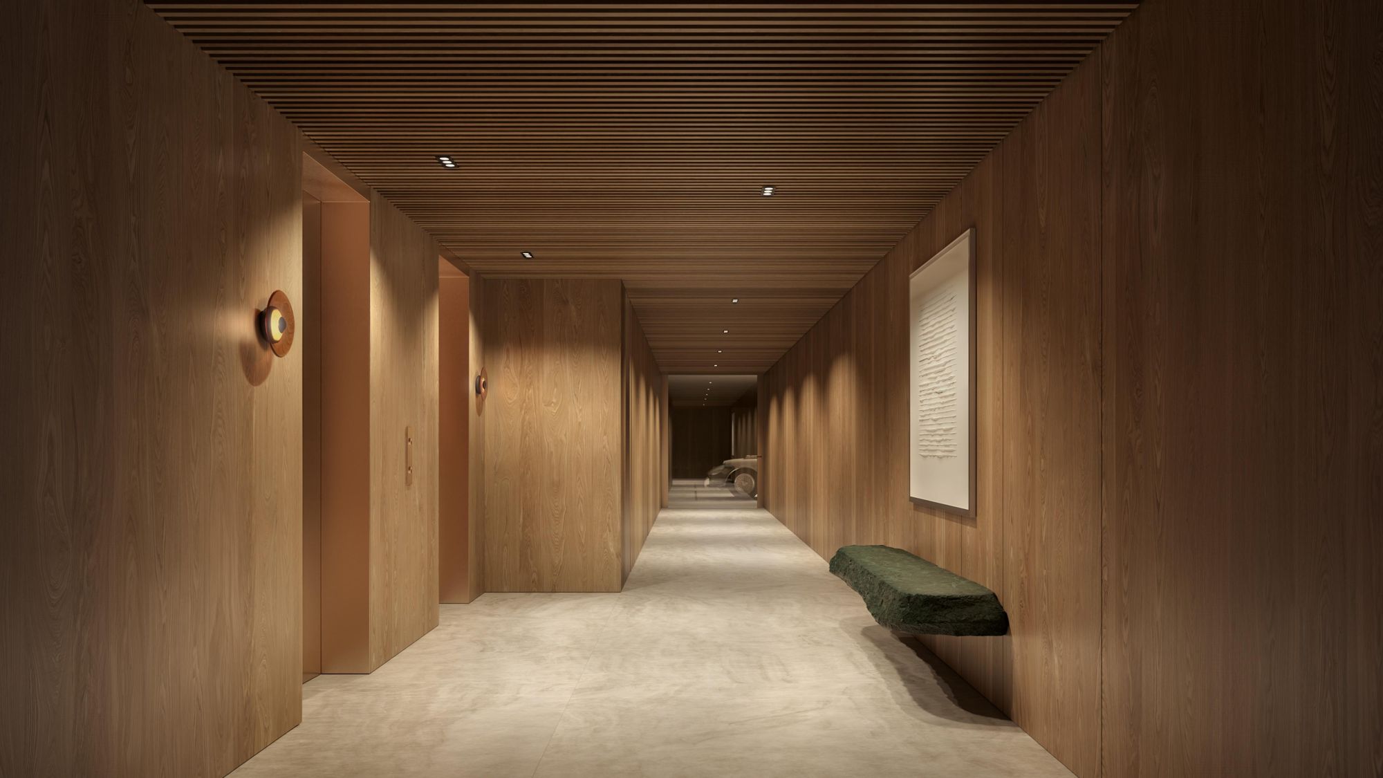 Hall social da garagem — Arbórea Vista Jardim Europa