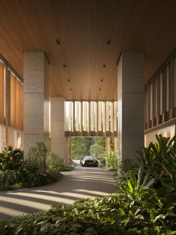 Port cochère — Arbórea Vista Jardim Europa