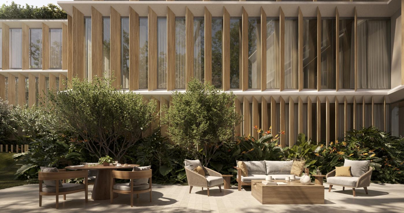 Lounge externo — Arbórea Vista Jardim Europa